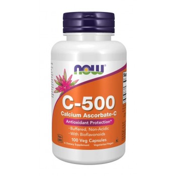 Vitamin C-500 Ascorbate - 100 веган капсули